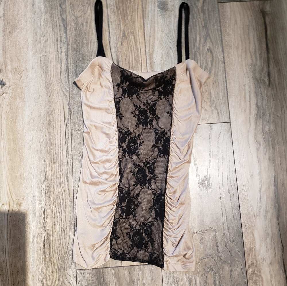 Lace up the center cami
